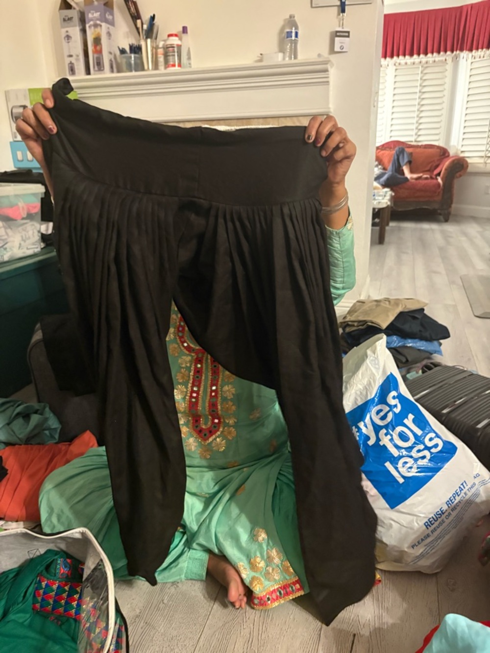 Black Women's Punjabi suit